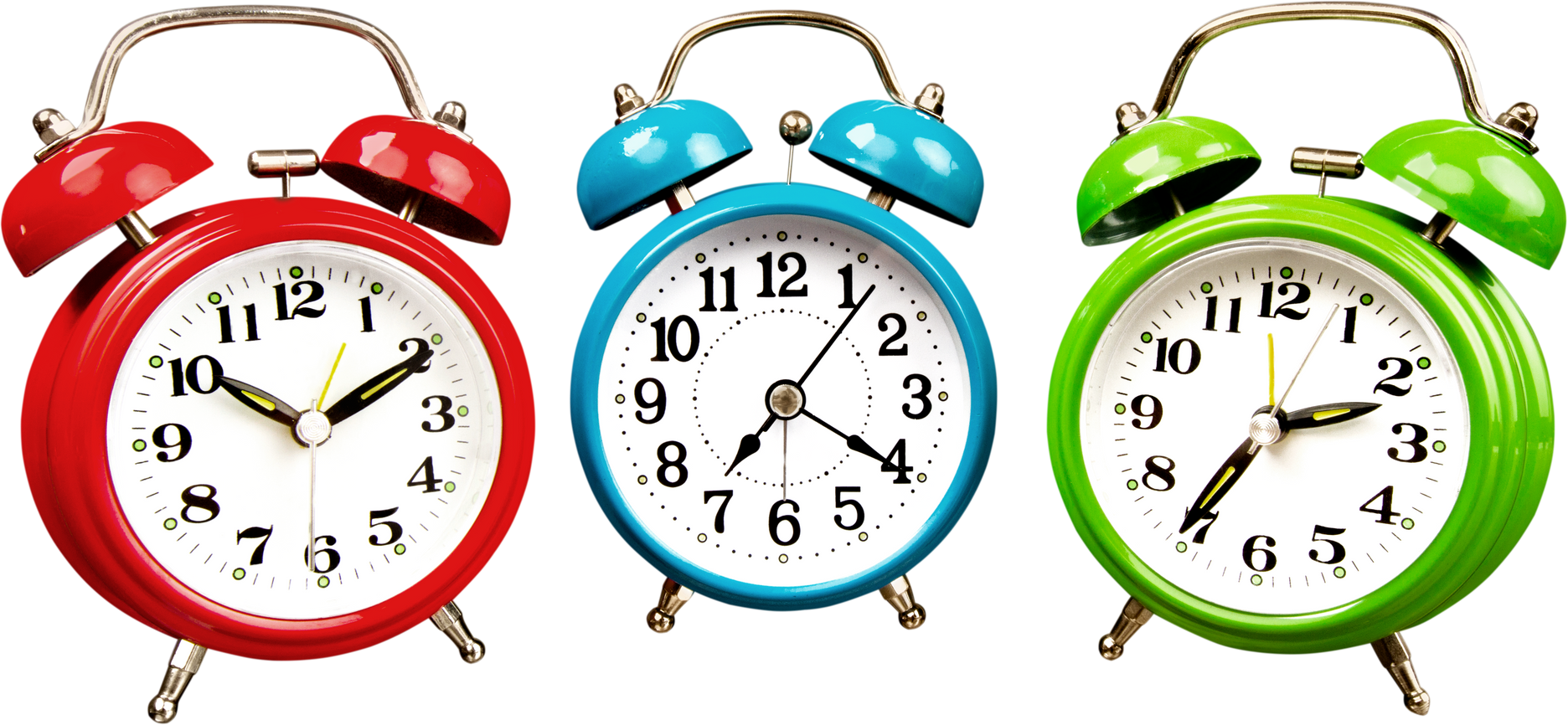 Colorful Alarm Clocks